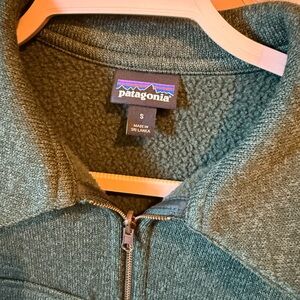 Patagonia Women’s Olive Zip-Up jacket.